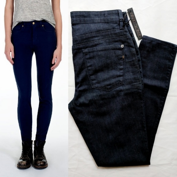 Genetic Denim Slim High-Rise Cigarette in Hawk 29 - Picture 2 of 5